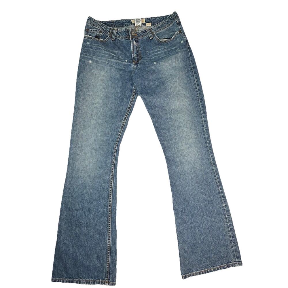 BKE Denim 31x33.5 Jeans Mindi Boot Cut Distressed Cotton The Buckle